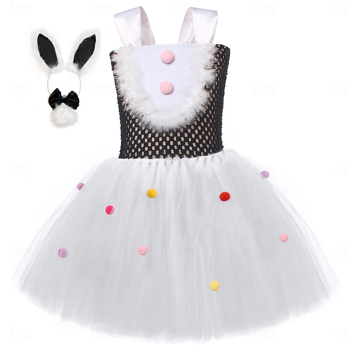Tutu Robe Tier Kaninchen Osterhase Kleider Lustig Kinder Mädchen Halloween Ostern Karneval Party Verkleiden 2026 - $27.99 –P12