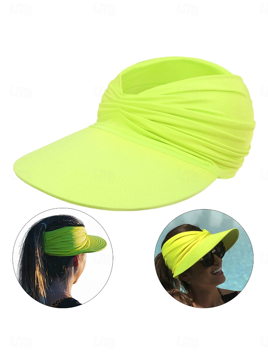 Damen Hut Sonnenhut Sonnenschutz Winddicht Täglich Outdoor Strand Einfarbig 2026 - $6.99 –P18