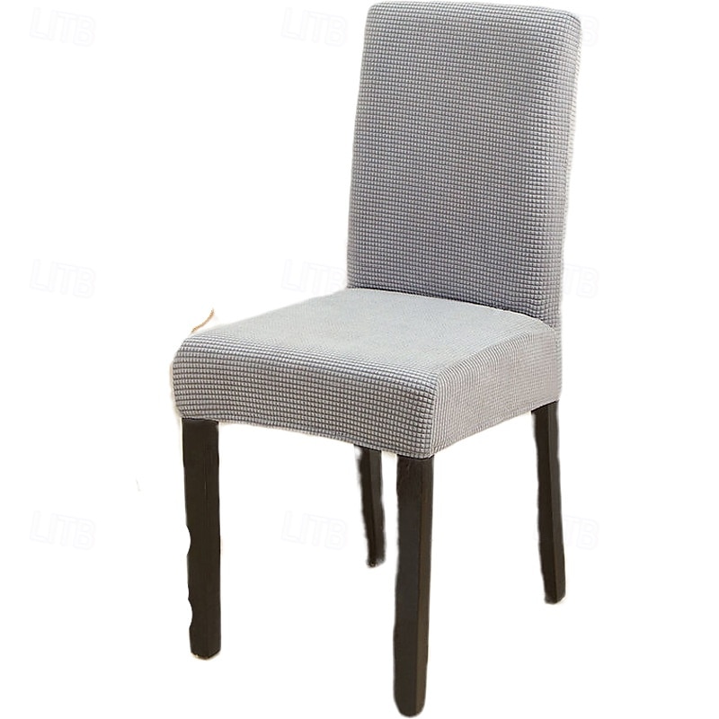 Husă elastică pentru scaun de sufragerie, husă elastică dintr-o singură bucată, pentru scaun de hotel și restaurant, husă de protecție pentru scaun și spătar 2026 - $13.49 –P4