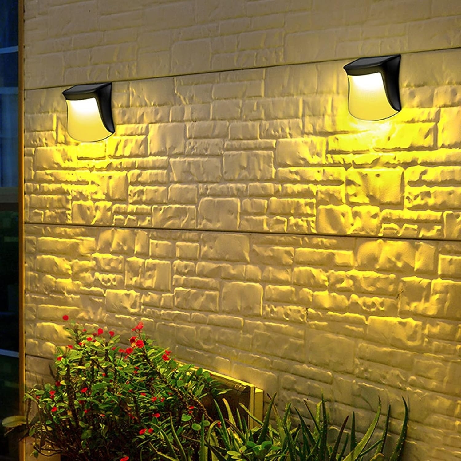 Solar Wall Light Outdoor, IP65 Solar Powered Deck Lights Waterproof, LED Solar Sconce Lights Outdoor,for Steps Stairs Fences Wall Walkway Garden 2026 - $32.99 –P12