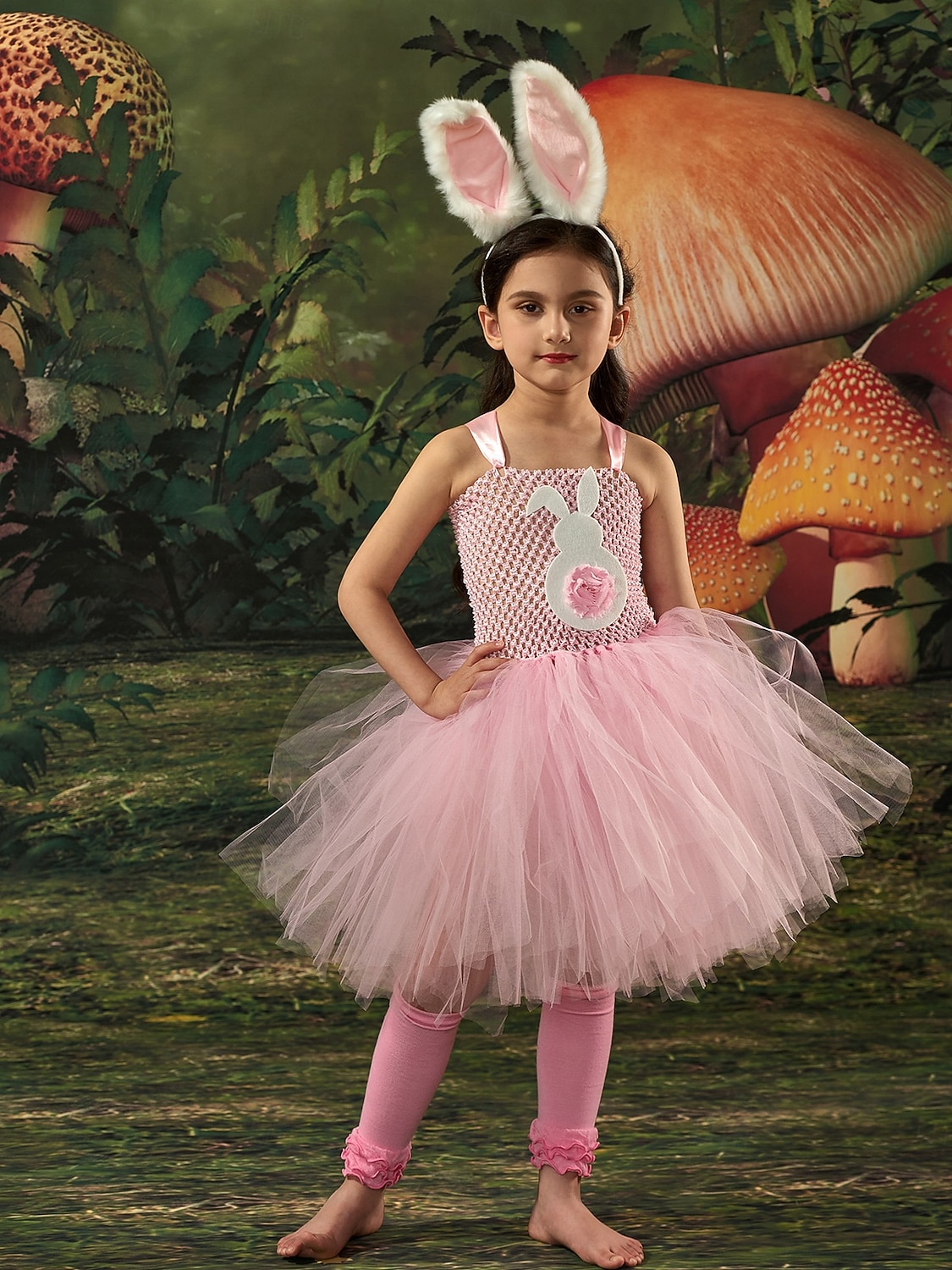 Tutu Robe Tier Kaninchen Osterhase Kleider Lustig Kinder Mädchen Halloween Ostern Karneval Party Verkleiden 2026 - $26.99 –P4
