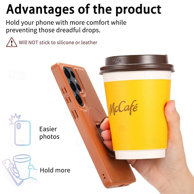 Phone Case For Samsung Galaxy S26 Ultra Plus S25 Ultra Plus S25 Edge S24 Plus Wallet Case with Stand Holder Full Body Protective Shockproof TPU PU Leather 2026 - $23.99 –P28