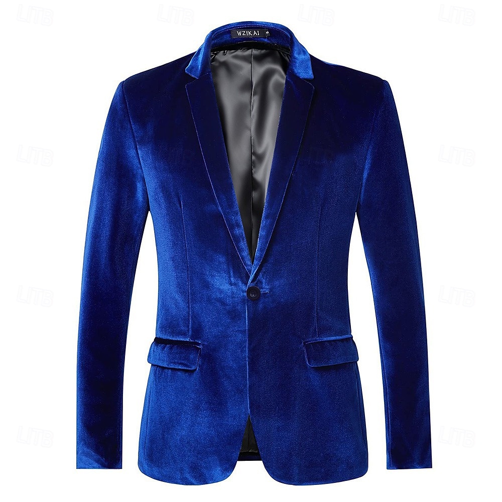 Den store Gatsby Kostymer och kavajer Blazer Herr Retro / vintage 1920-talet Sammet Vacker klänning Vuxen Nyår Maskerad Fest / afton Kappa 2026 - $52.99 –P2