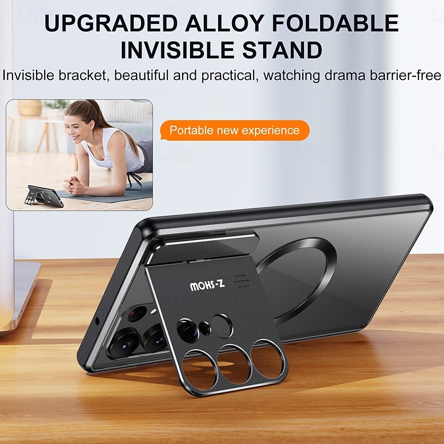 telefon Maska Pentru Samsung Galaxy S26 Ultra Noutate Cu Magsafe rezista Detașabil și Protecție de Ecran Retro MetalPistol ABS + PC 2026 - $32.99 –P9