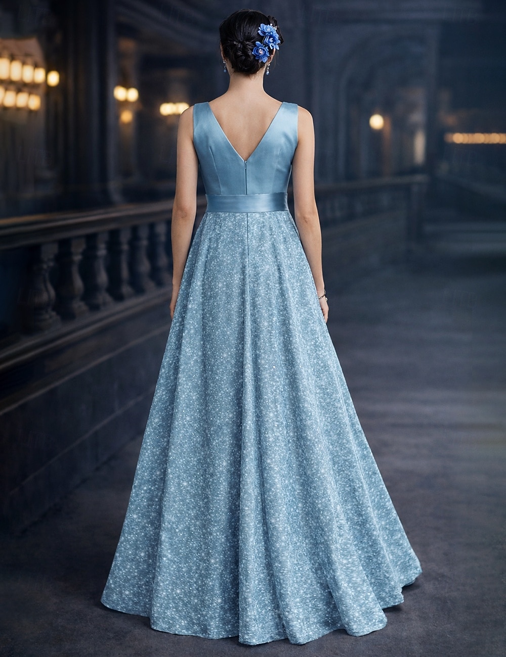 Tuta Completo Pantalone Tre Pezzi Lunghezza alla caviglia Abito da cerimonia per signora Manica 3/4 Scollo Tondo Elegante Brillare & Splendere Formale Ospite di nozze Ricevimento di matrimonio Con del 2026 a $206.99 –P2