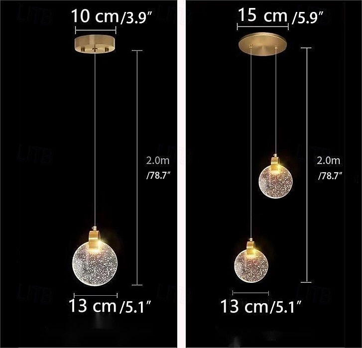 led závěsné světlo kuchyňská svítidla stropní led moderní zlaté závěsné světlo křišťálové mini kapkovité závěsné světlo pro kuchyňský ostrůvek do ložnice do předsíně (1 balení) 2026 - $143.99 –P4