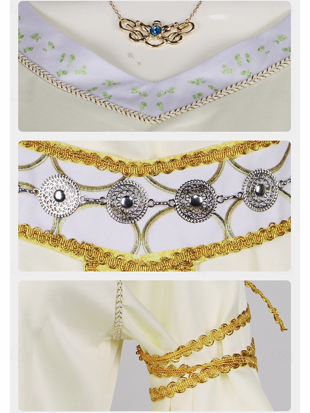 Set Vintage Middeleeuws Renaissance Jurken met accessoires Lange Mouwen Prinses Fee Kostuum Dames Fantasie Halloween Carnaval Renaissance beurs LARP Volwassenen Kleding 2026 - $95.99 –P6