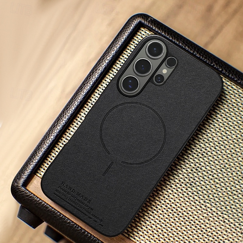 telefon Carcasă Pro Samsung Galaxy S26 S25 Hrana S24 FE S23 Ultra Plus A56 A36 A26 A16 A55 5G A35 5G Magnetické adsorpční pouzdro Podpora bezdrátového nabíjení Nárazuvzdorné TPU PU kůže 2026 - $13.99 –P6