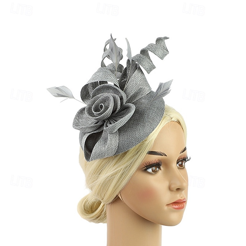 Fascinators Flax Wedding Birthday Elegant Vintage Cute With Floral Headpiece Headwear 2026 - $21.99 –P5
