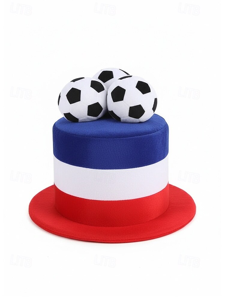 Men's Flag Color Soccer Fan Top Hat Polyester Novelty Football Hat in Multiple Colors for Soccer Matches, Supporter Events, Team Spirit & Game Day Wear 2026 - $18.99 –P13