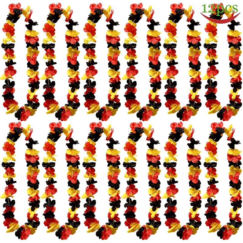 Ghirlanda di fiori per tifosi tedeschi per la partita della Coppa del Mondo di calcio estiva, accessori per feste, ghirlanda da collo per i tifosi &spirito di festa del 2026 a $13.99 –P1