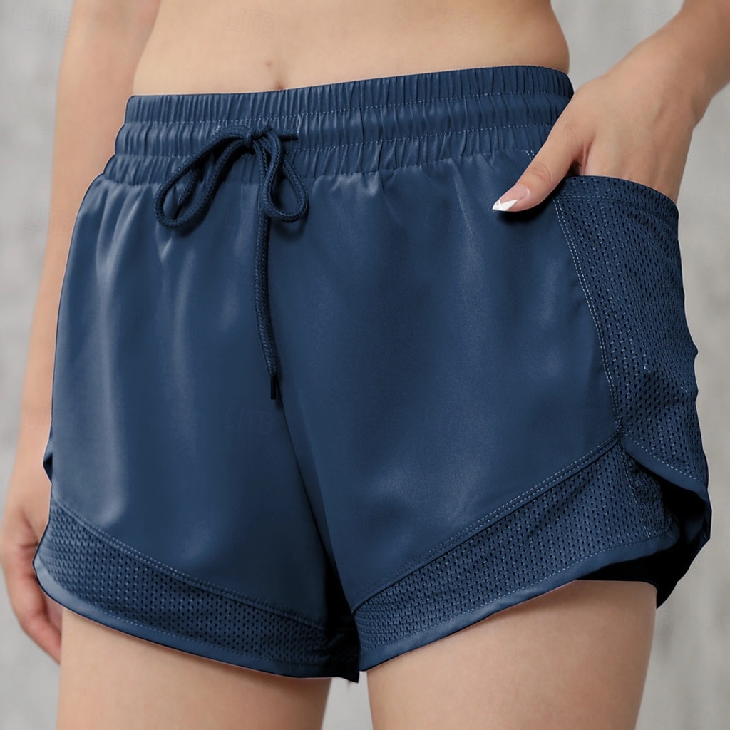 Per donna Shorts sportivi Shorts Pantaloncini Estivi Shorts da Spiaggia Vacanza Moda Casual Quotidiano Corto Misura del girovita medio Coulisse Tasca Fascia Elastica Asciugatura Rapida Morbido del 2026 a $20.99 –P6