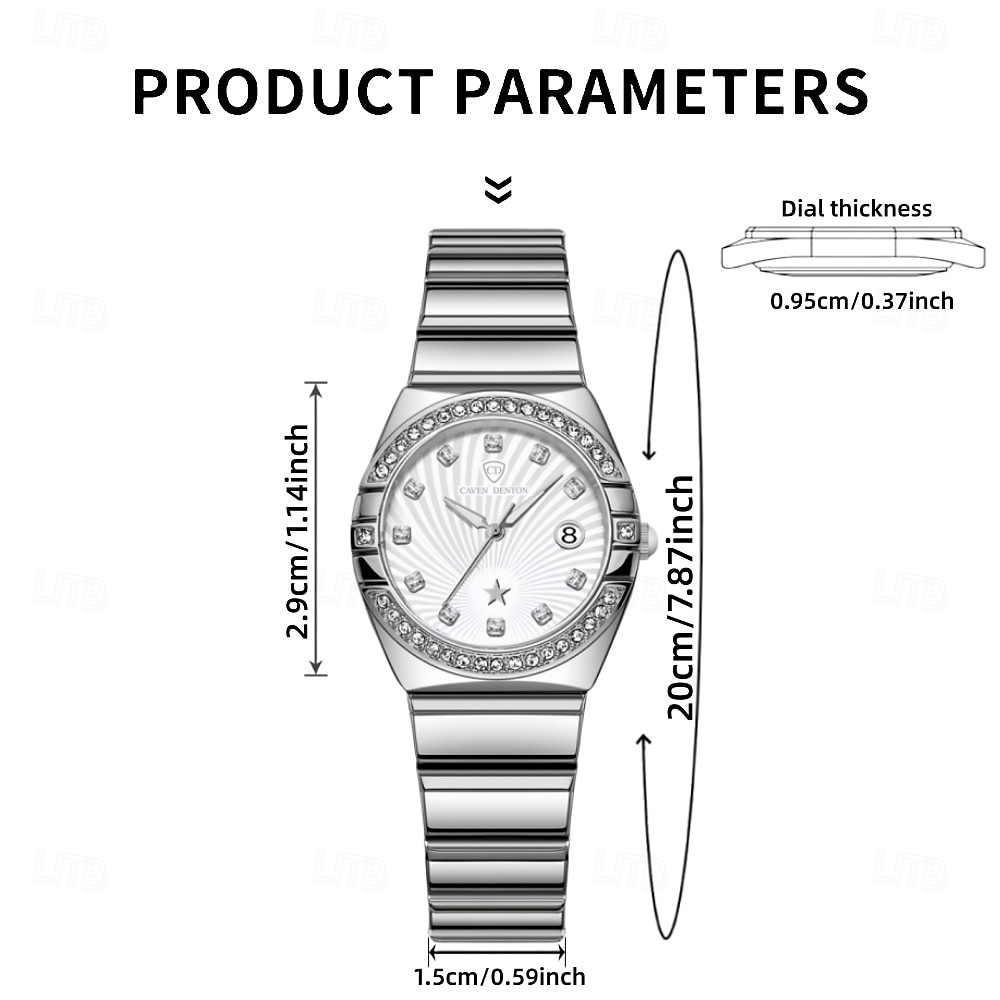 Ladies' Watches Are High-end Authentic Luxury Hot Selling Ladies' Quartz Watches with Artificial Rhinestone Inlay, The Best Gift Choice for Ladies' Birthdays, Holidays, and Anniversaries 2026 - $31.99 –P8