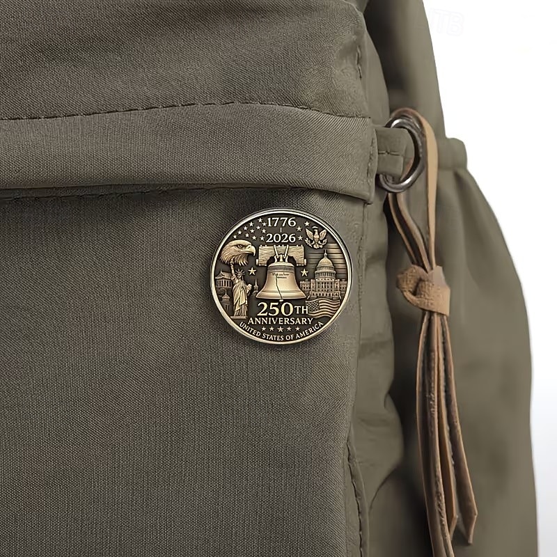 Set di 5 spille commemorative per il 250° anniversario americano, spilla unica e creativa per abbigliamento. &zaini, il regalo perfetto per i festival per valorizzare il tuo stile del 2026 a $15.99 –P7
