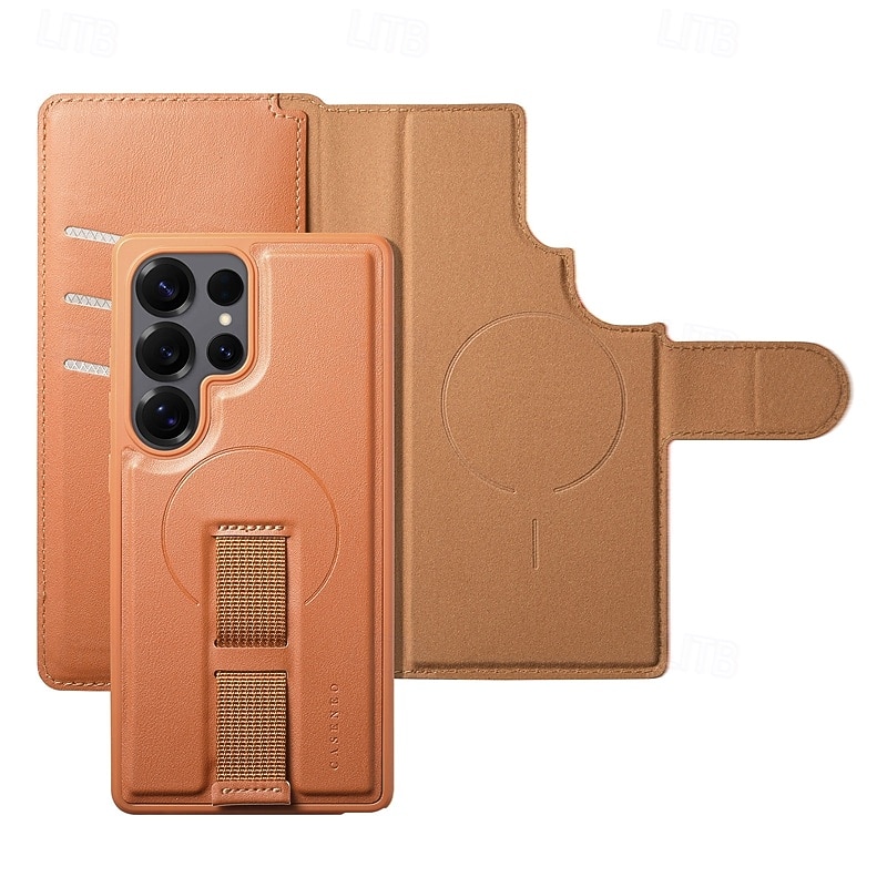 Phone Case For Samsung Galaxy S26 Ultra Plus S25 Ultra Plus S25 Edge S24 Plus Wallet Case with Stand Holder Full Body Protective Shockproof TPU PU Leather 2026 - $23.99 –P9