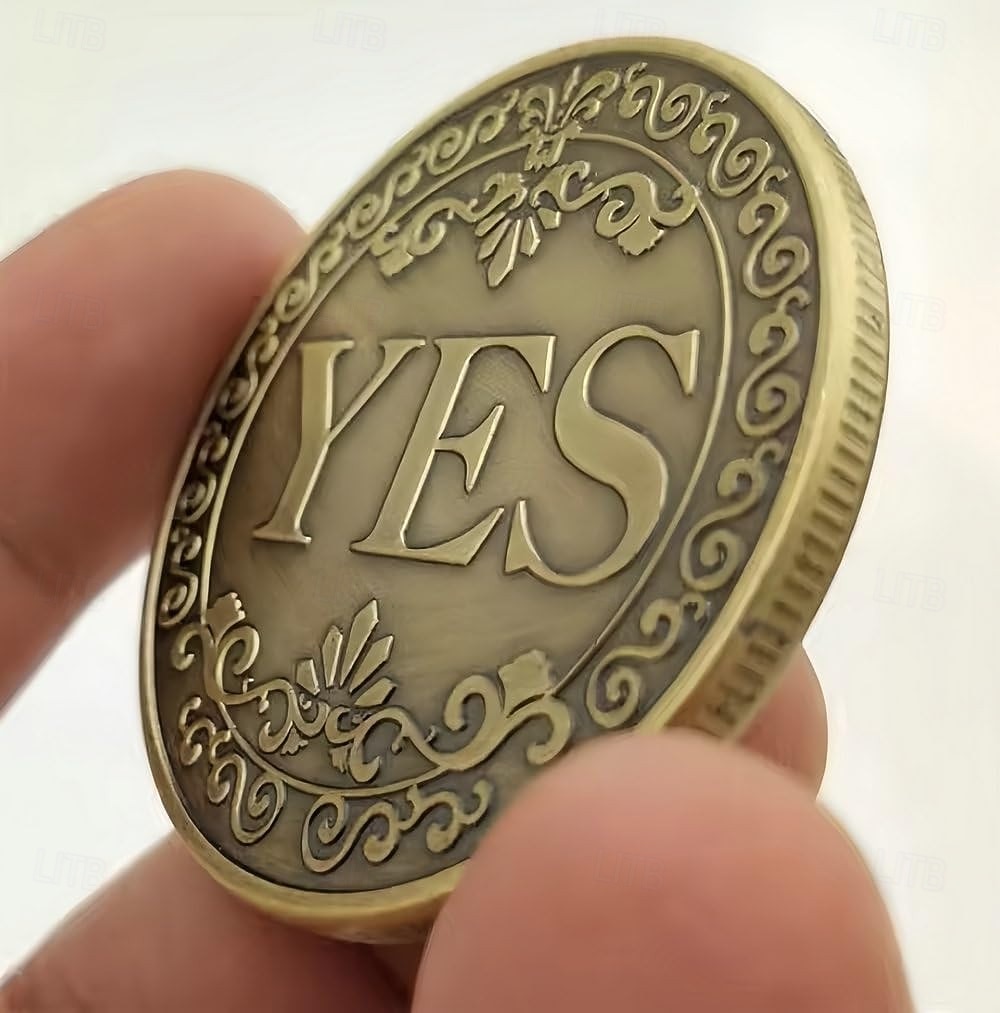 novità sì no sfida moneta decisore monete lancio decisione collezione commemorativa del 2026 a $9.99 –P9