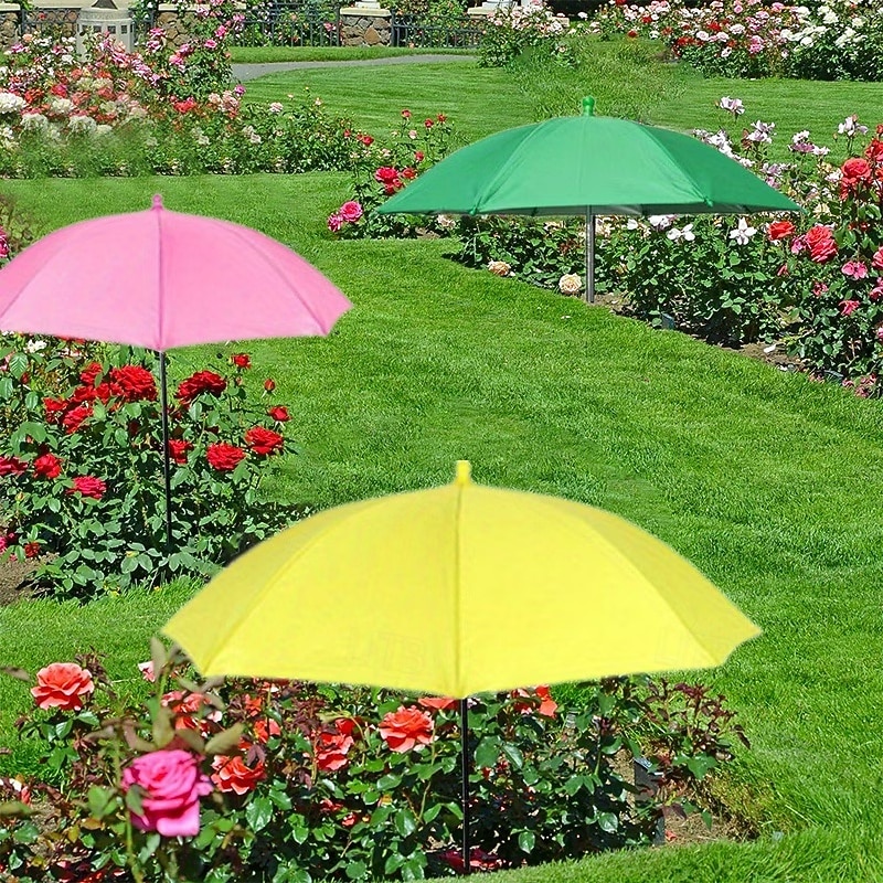 ομπρέλα για σκίαστρο εξωτερικού χώρου για φυτά, ρυθμιζόμενο στέγαστρο κήπου, εξωτερική ομπρέλα προστασίας φυτών με ένθετο εδάφους, κατάλληλη για όλες τις εποχές 2026 - $25.99 –P2