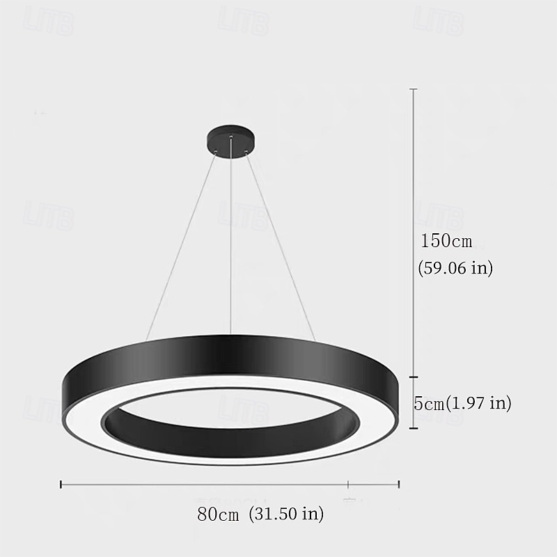 40 cm Design De Lanterna Luzes Pingente Metal Acabamentos Pintados Moderno 110-120V 220-240V de 2026 por $229.99 –P8