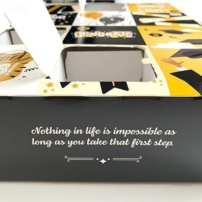 Calendario dell'Avvento di laurea di 12 giorni, scatola regalo vuota, elegante scatola di carta per laurea, confezione regalo a sorpresa da riempire per la laurea, scatola regalo con cappello di del 2026 a $16.99 –P6