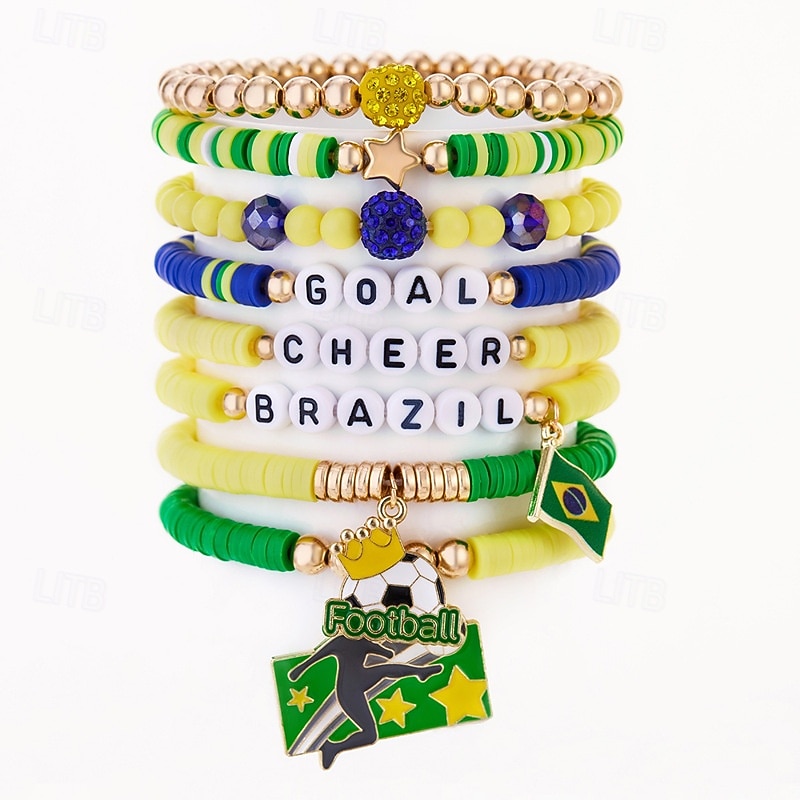 Världsfotbollsmatch 2026 armband Fotbollsmamma Fläkt Cosplay Vuxna Dam Maskerad Fest Fotbollsmatch Fotbollsevenemang Klä ut 2026 - $15.99 –P19