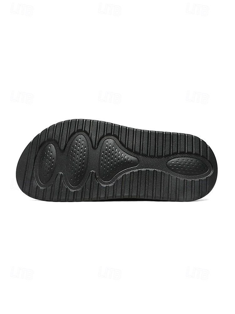 Sandalias de cuero de doble tira para hombre, duraderas y cómodas, calzado elegante para isla y crucero para vacaciones, resort y uso informal. 2026 - $29.99 –P7