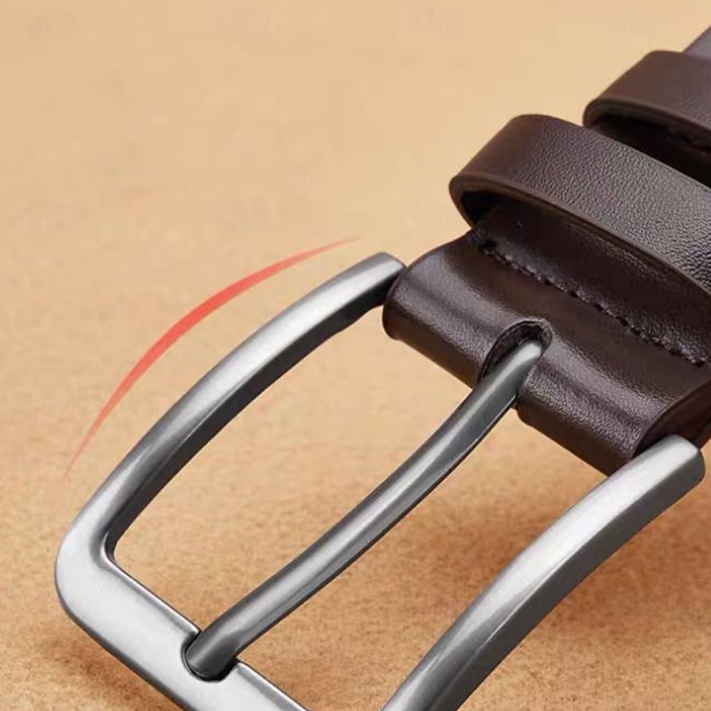 Herre Belte Automatisk spenne Chrome PU Gatemote Moderne Klassisk Fritid عادي Svart Brun Daglig Virksomhet Formell Bredt belte 2026 - $2.99 –P6