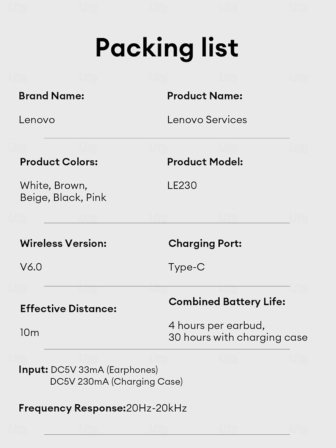 Беспроводные наушники Lenovo, наушники с чипом Bluetooth 6.0 и зарядным кейсом, 30 часов воспроизведения, объемный 360° звук с панорамным 3D-эффектом, внутриканальные наушники для игр, музыки и 2026 - $29.99 –P16