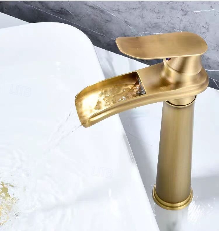 Ванная раковина кран - Классический Старая латунь Внешнее крепление Одной ручкой одно отверстиеBath Taps 2026 - kr.2347 –P11