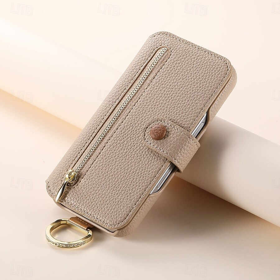 teléfono Funda Para Samsung galaxia S26 S26 Plus S26 Ultra Tarjetas billetera Gire la tapa Cremallera con correa de muñeca Caballete Retro TPU Cuero de PU 2026 - $18.99 –P8