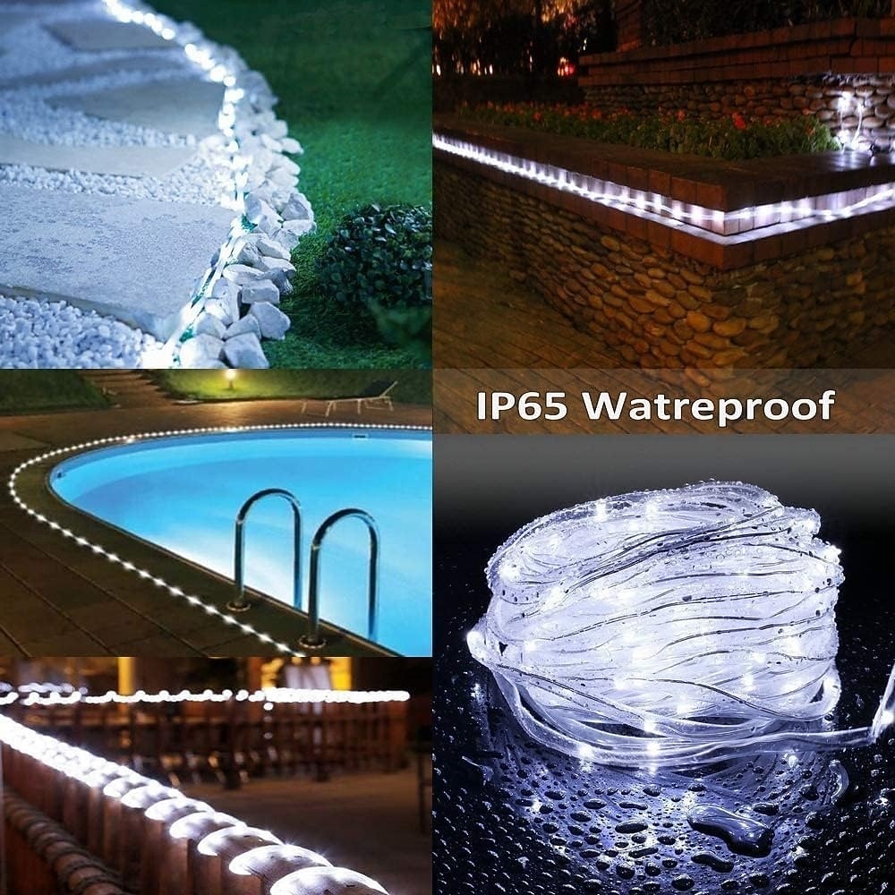 330FT/100M Outdoor Solar Fairy String Lights, 1000 LEDs, IP65 Waterproof, 31V Solar Panel & USB Rechargeable, 8-Function Remote, Decorative LED Lights for Garden, Patio, Pool, Wedding, Party 2026 - $125.99 –P3