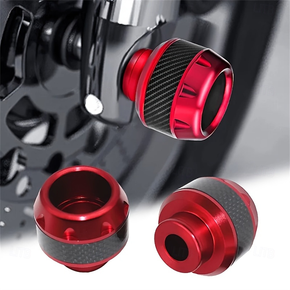 Lot de 2 protections universelles en alliage d'aluminium pour roues, fourches et cadre de moto/scooter ; patins de protection contre les chutes ; accessoires extérieurs pour moto de 2026 ? $11.99 –P1