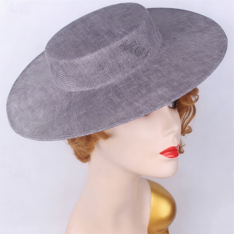 fascinators Sinamay Bryllup Bursdag Elegant Årgang Med Tyll Hodeplagg Hodeplagg 2026 - $17.49 –P4