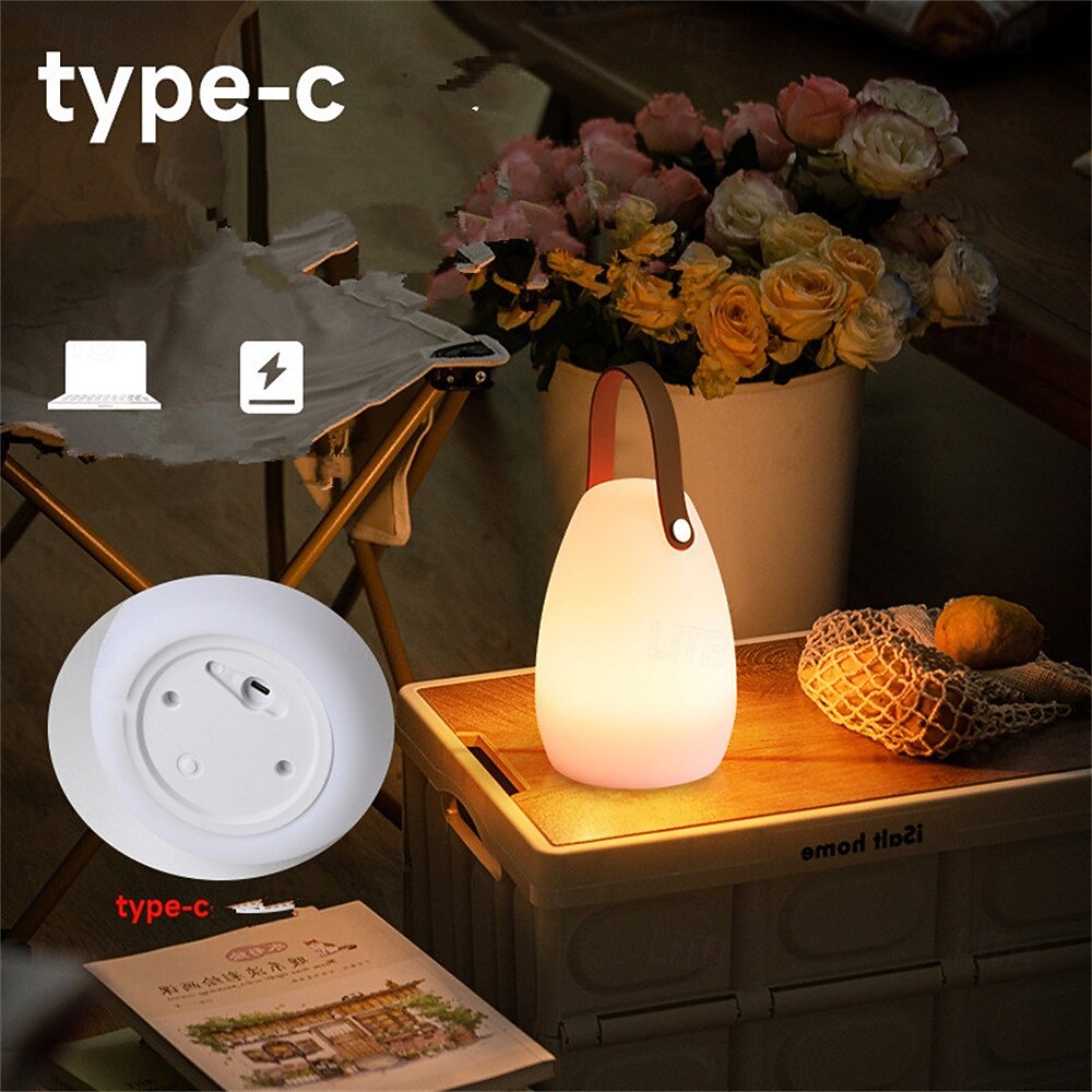 Recharge Colorful Portable Remote Control RGB LED Outdoor Waterproof Camping Book Lamp Atmosphere Light Party Decoration Light 2026 - $35.99 –P4
