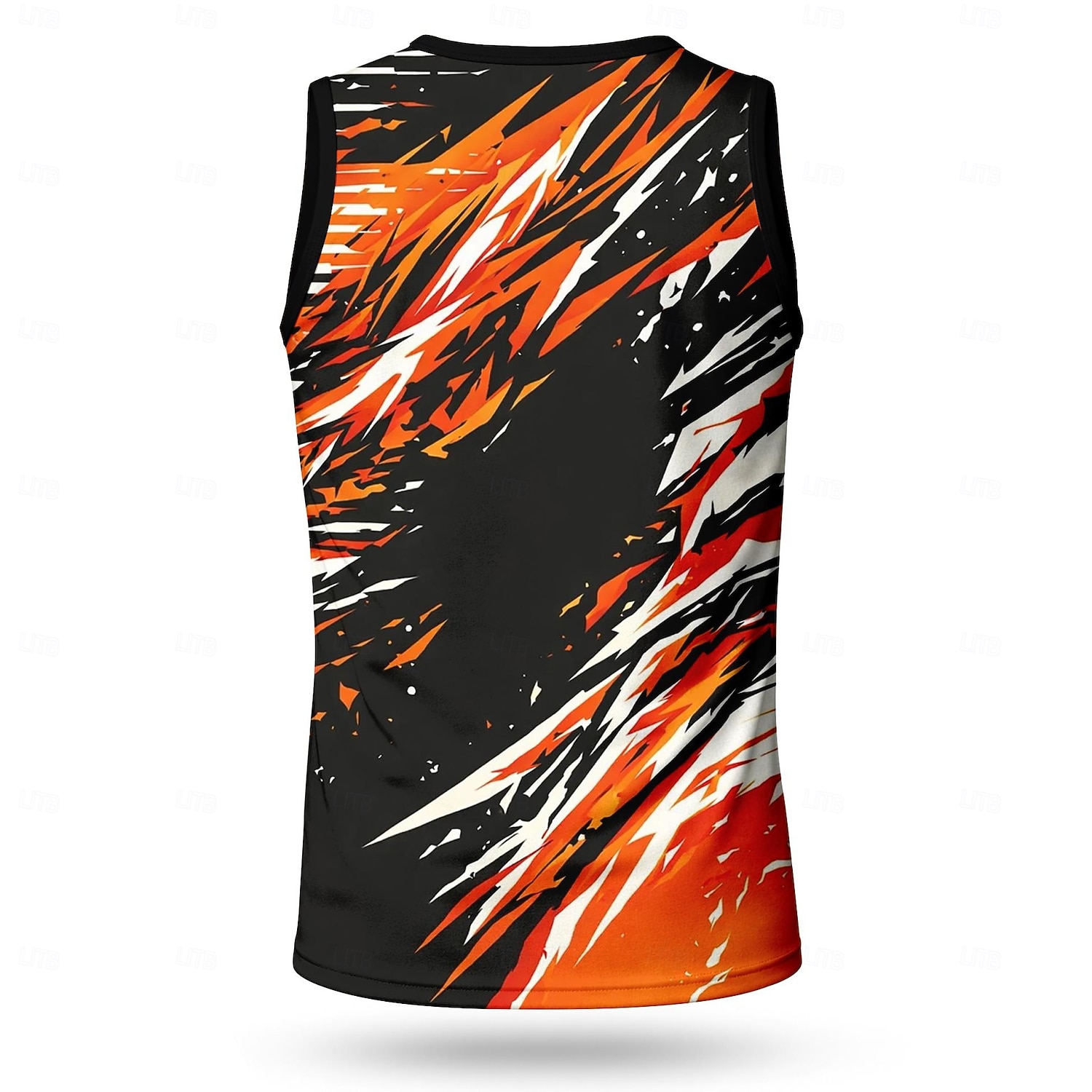 Herr Fotbollströja Geometrisk Färgblock Abstrakt Träningströja Linne för jogging Atletisk t-shirt Sommar Ärmlös UPF 50 Snabb tork Fuktabsorberande Andningsfunktion Turnering Fotboll Löpning Träning 2026 - $17.99 –P3
