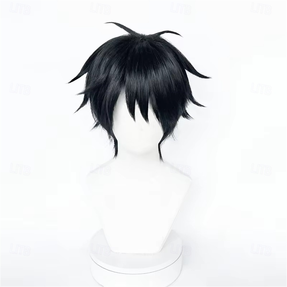 Ocean Adventurer Short Black Spiky Anime Wig For Cosplay Party 2026 - $21.99 –P1