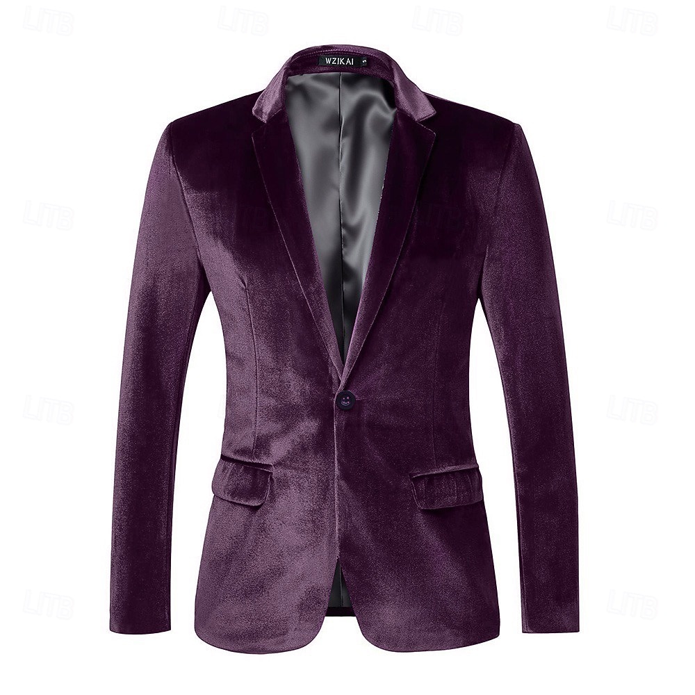 Den store Gatsby Kostymer och kavajer Blazer Herr Retro / vintage 1920-talet Sammet Vacker klänning Vuxen Nyår Maskerad Fest / afton Kappa 2026 - $52.99 –P5