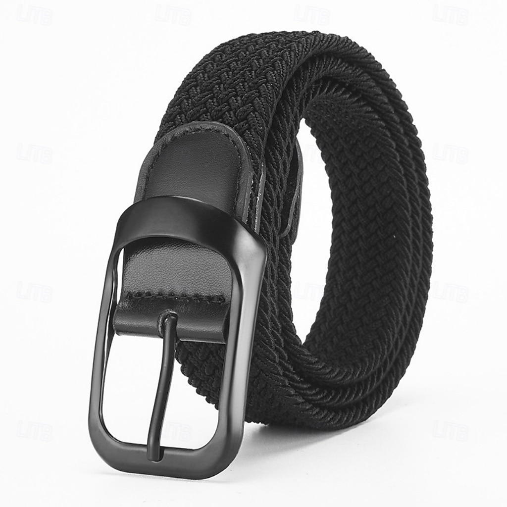 Pánské Pás tkaný slitina zinku Plátno Šik ven Moderní Na běžné nošení Pro volný čas Pevná barva Černá 1 # Černá Denní Domů Venkovní Streetwear Do pasu 2026 - $4.49 –P2