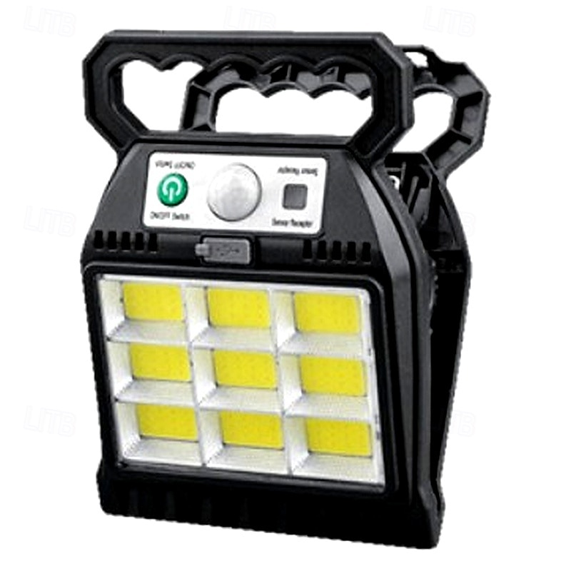 Tragbare Solar-Klemmleuchte, solarbetriebene Klemmleuchte für den Außenbereich, wasserdicht, mit Bewegungsmelder und 3 Leuchtmodi für Terrasse, Garten, Zaun und Zelt 2026 - $17.99 –P1