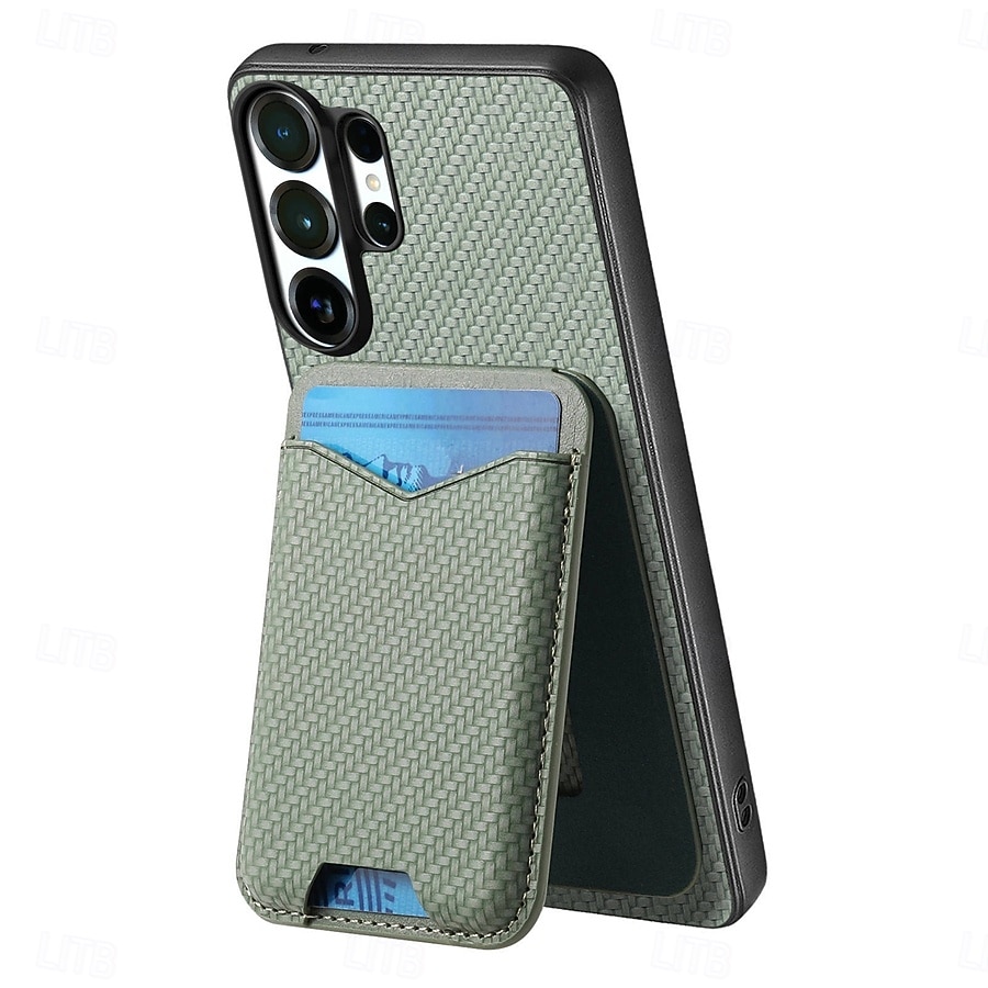 telefon Maska Pentru Samsung Galaxy S26 S26 Plus S26 Ultra Capac Spate Portofel Card rezista Suport Inel Cataramă inel Retro TPU PU piele 2026 - $12.99 –P6