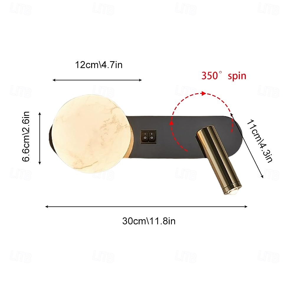 Vägglampor inomhus Sovrum Järn vägg~~POS=TRUNC Inte vattentät 110-120V 220-240V 2026 - $116.99 –P5
