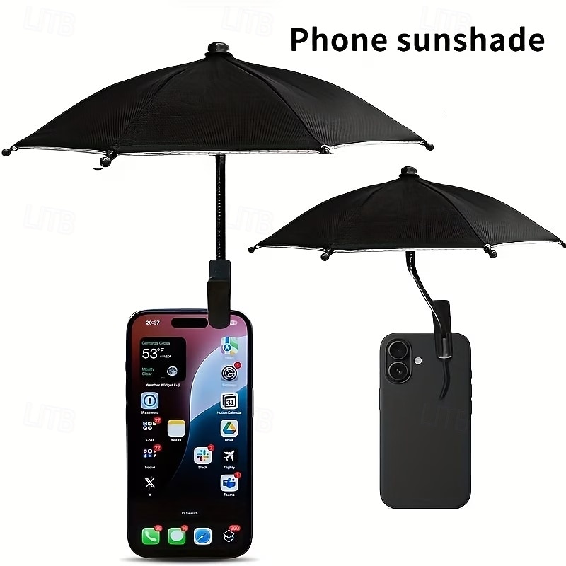 Biegsame Handy-Sonnenblende, Mini-Sonnenblende für Outdoor-Aktivitäten, schützt das Handy vor Sonne und Regen, verhindert Blendung und Spiegelungen beim Fotografieren, einfach zu bedienen, kein 2026 - $19.99 –P5