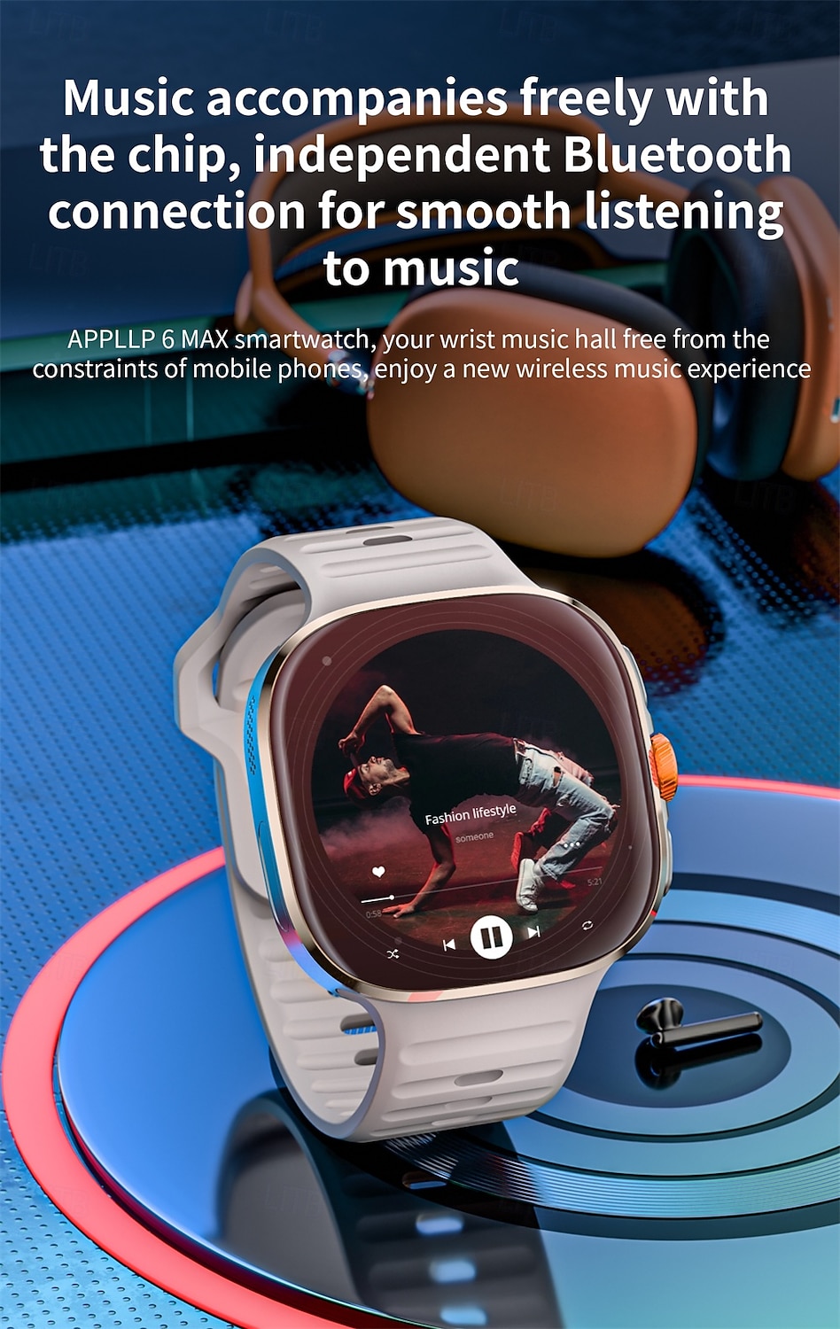 LOKMAT APPLLP 6 MAX Smart Watch 2.16 inch 4G LTE Cellular Smartwatch Phone Pedometer Call Reminder Sleep Tracker Compatible with Android iOS Unisex GPS Hands-Free Calls Media Control IPX-4 48mm Watch 2026 - $213.09 –P13