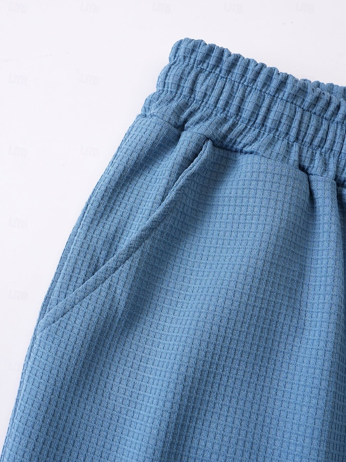 Per uomo Pantaloncini Waffle Shorts Pantaloncini casual Tasca Elastico in vita Semplice Trama Comodità Traspirante Sopra il ginocchio Casuale All'aperto Spiaggia Vacanza Moda Nero Bianco del 2026 a $21.99 –P8