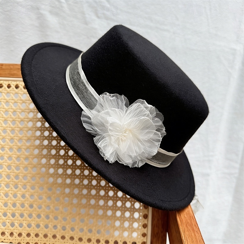 Hatter polyester Bryllup Bursdag Årgang søt stil Med Kronblader Hodeplagg Hodeplagg 2026 - $17.49 –P2