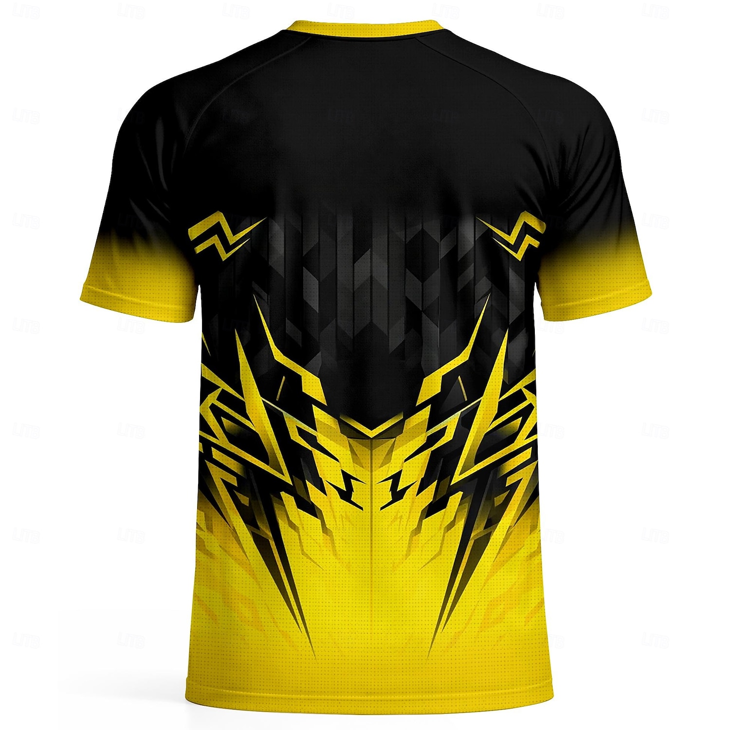 Bărbați Tricou de fotbal Geometric Gradiant Top de alergare Tricou sport Vară Manșon scurt UPF 50 Uscare rapidă Confortabil la umezeală Respirabil Turneu Fotbal Sală de fitness Alergat Antrenament 2026 - $18.99 –P4