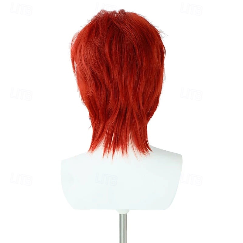 Peluca roja con púas estilo anime para hombre, estilo aventurero oceánico, para fiesta de cosplay. 2026 - $24.99 –P2