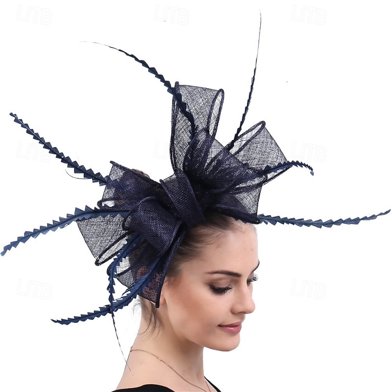 fascinators Linfrø Bryllup Årgang søt stil Med Tyll Hodeplagg Hodeplagg 2026 - $40.99 –P5