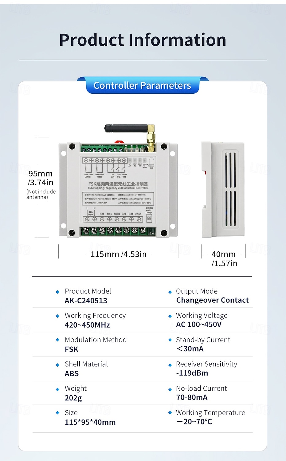 AC100V-400V 2CH Hopping Frequency 30A Remote Control Switches 220V 2Relay Receiver 2026 - $66.99 –P8