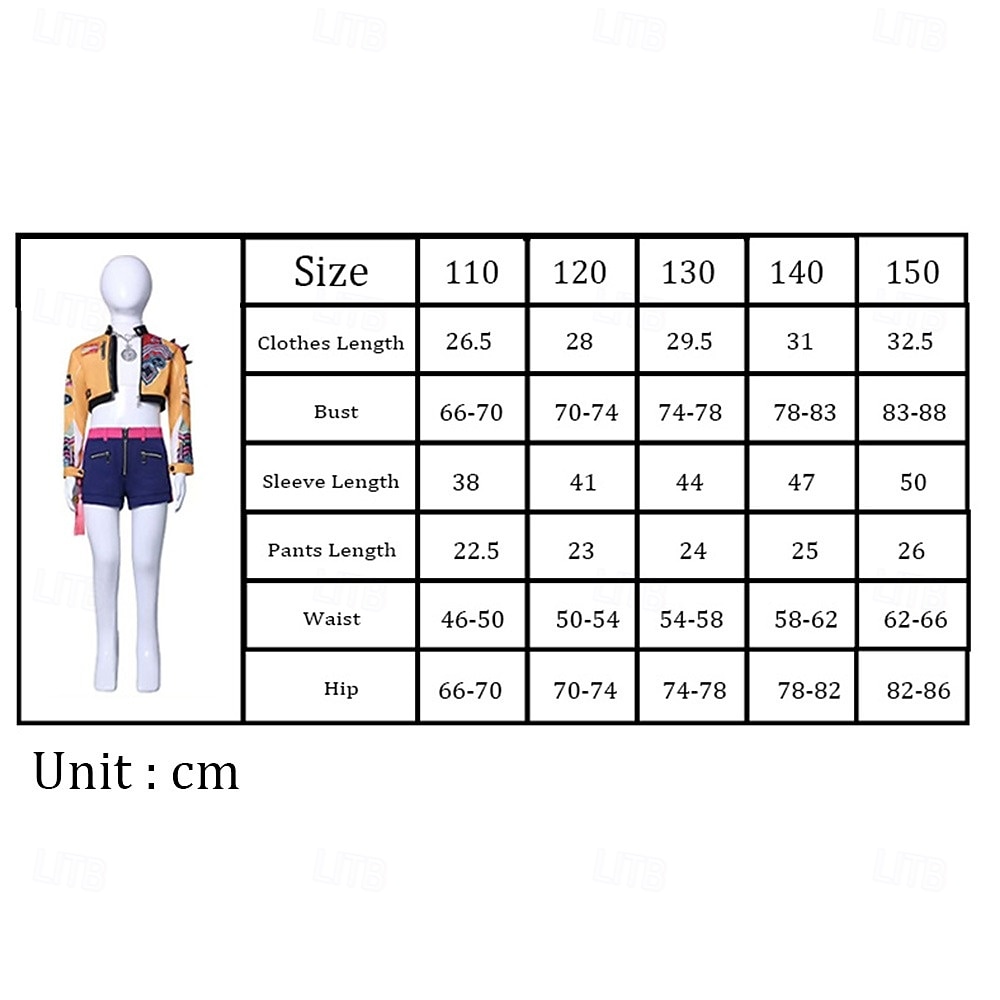 Inspirado en ídolos coreanos Estrella del pop Traje de cosplay Pelucas de Cosplay traje de cosplay for Chica Niños Navidad Víspera de Todos los Santos Día del Niño Comic Con Disfraces para eventos 2026 - $75.99 –P2