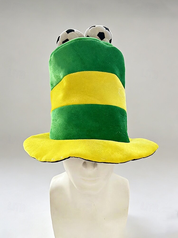 Men's Flag Color Soccer Fan Top Hat Polyester Novelty Football Hat in Multiple Colors for Soccer Matches, Supporter Events, Team Spirit & Game Day Wear 2026 - $18.99 –P5
